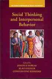 book Social thinking and interpersonal behavior