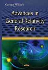 book Advances in general relativity research