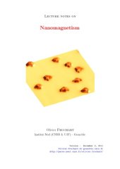 book Lecture notes on nanomagnetism