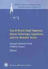 book Faà di Bruno Hopf algebras, Dyson-Schwinger equations, and Lie-Butcher series