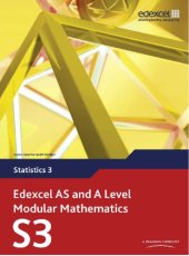 book Edexcel AS and A Level Modular Mathematics: Statistics 3