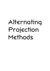 book Alternating Projection Methods