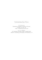 book Understanding Game Theory