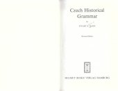 book Czech Historical Grammar