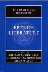 book The Cambridge History of French Literature