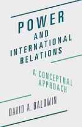 book Power and international relations : a conceptual approach