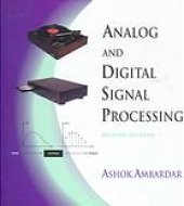 book Analog and digital signal processing