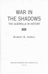 book War in the shadows : the guerrilla in history