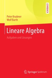 book Lineare Algebra. Aufgaben und Lösungen