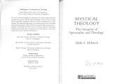 book Mystical Theology: The Integrity of Spirituality and Theology