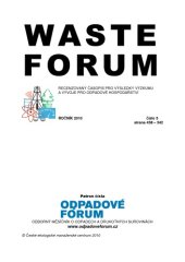 book Waste Forum: První časopis pro výsledky výzkumu a vývoje pro odpadové hospodářství