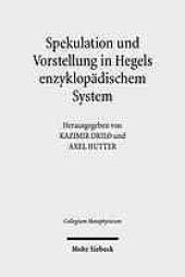 book Spekulation und Vorstellung in Hegels enzyklopädischem System