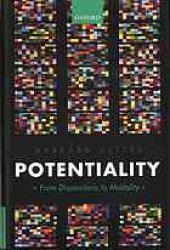 book Potentiality: from dispositions to modality