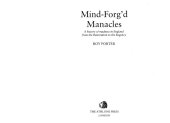 book Mind-forg’d manacles: a history of madness in England from the Restoration to the Regency