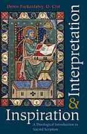 book Inspiration & interpretation: a theological introduction to Sacred Scripture