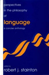 book Perspectives in the philosophy of language : a concise anthology