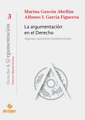 book La argumentación en el derecho. Algunas cuestiones fundamentales