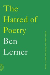 book The Hatred of Poetry