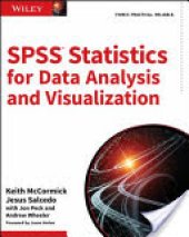 book SPSS Statistics for Data Analysis and Visualization