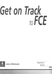 book Get on Track to FCE Книга для учителя