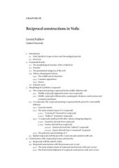 book Reciprocal constructions in Vedic