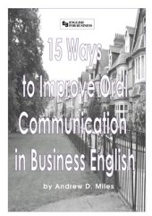 book 15 Ways to Improve Oral Communication in Business English