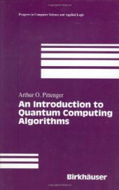 book An Introduction to Quantum Computing Algorithms