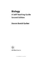 book Biology - A Self-Teaching Guide