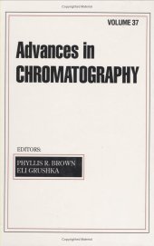 book Advances in chromatography, volume 37