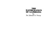 book The Mathematics of Gambling