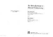 book Introduction to Neural Computing