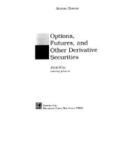 book Options, Futures and Other Derivative Securities 2Ed