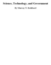 book Science, Technology and Government