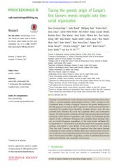 book Tracing the genetic origin of Europe’s first farmers reveals insights into their social organization