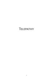 book Telepathy. Its Theory, Facts and Proof