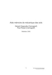 book Aide-Mémoire de Mécanique des Sols (Réédition)