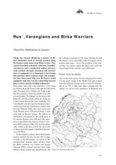 book Rus’, Varangians and Birka Warriors