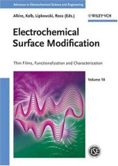 book Electrochemical Surface Modification Thin Films Functionalization and Characterization