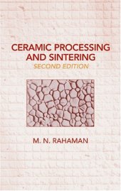 book Ceramic Processing and Sintering