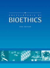 book Encyclopedia of Bioethics