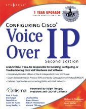 book Configuring Cisco Voice Over IP