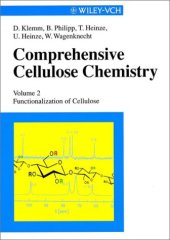 book Comprehensive cellulose chemistry