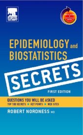 book Epidemiology and Biostatistics Secrets