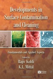book Developments in Surface Contamination and Cleaning