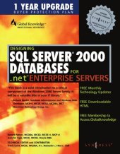 book Designing SQL server 2000 databases for NET Enterprise servers - Robert A Patton c 2001