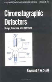 book Chromatographic Detectors Design Function and Operation