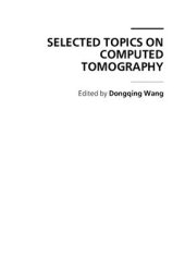 book Selected Topics on Computed Tomography