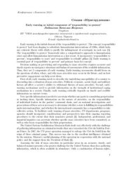 book Early warning as initial component of 'responsibility to protect'