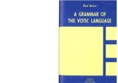 book A Grammar of Votic language