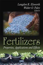 book Fertilizers Properties Applications and Effects